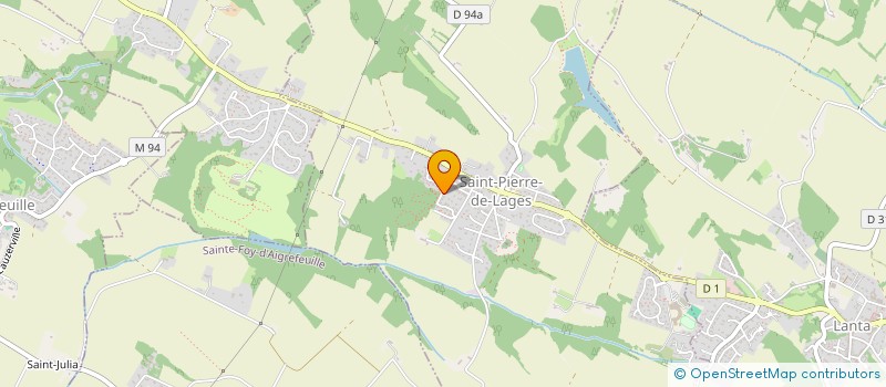 localisation de l'entreprise MRJ IMMO  SAINT-PIERRE-DE-LAGES