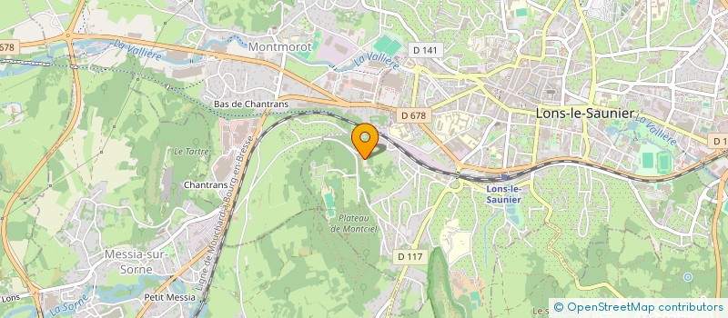 localisation de l'entreprise MRJC JURA à LONS-LE-SAUNIER
