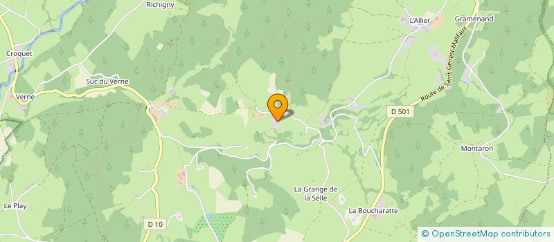 localisation de l'entreprise MRJD'EV  SAINT-GENEST-MALIFAUX