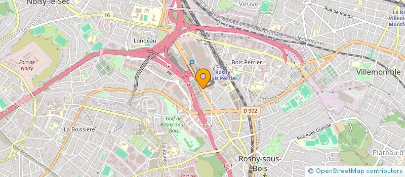 localisation de l'entreprise MRJL à ROSNY-SOUS-BOIS