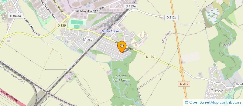 localisation de l'entreprise MRK à MITRY-MORY
