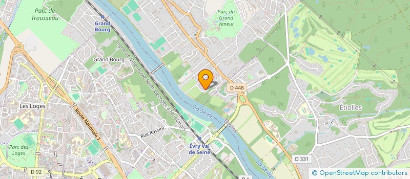 localisation de l'entreprise MRK TRANSPORT à SOISY-SUR-SEINE