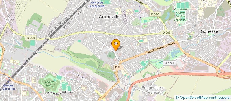 localisation de l'entreprise MRKC BUSINESS  ARNOUVILLE