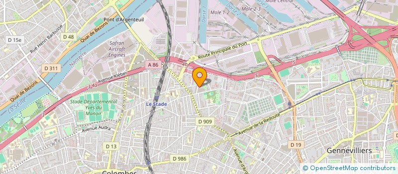 localisation de l'entreprise MRKLG BATIMENT GENERAL  ASNIERES-SUR-SEINE
