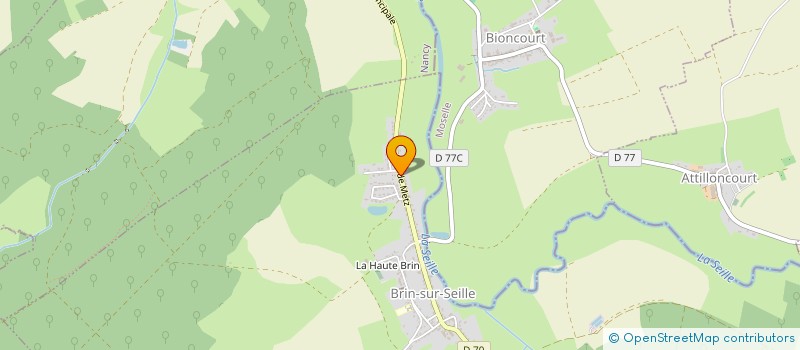 localisation de l'entreprise MRL COURTAGE  BRIN-SUR-SEILLE