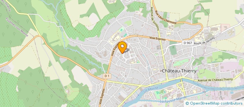 localisation de l'entreprise MRLV à CHATEAU-THIERRY