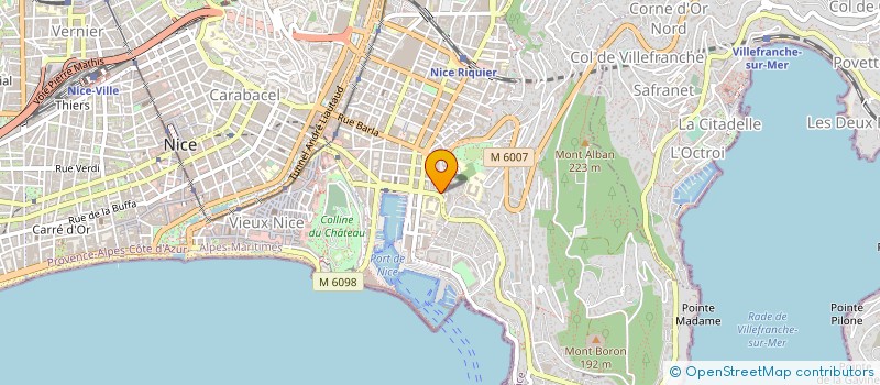 localisation de l'entreprise MRM à NICE