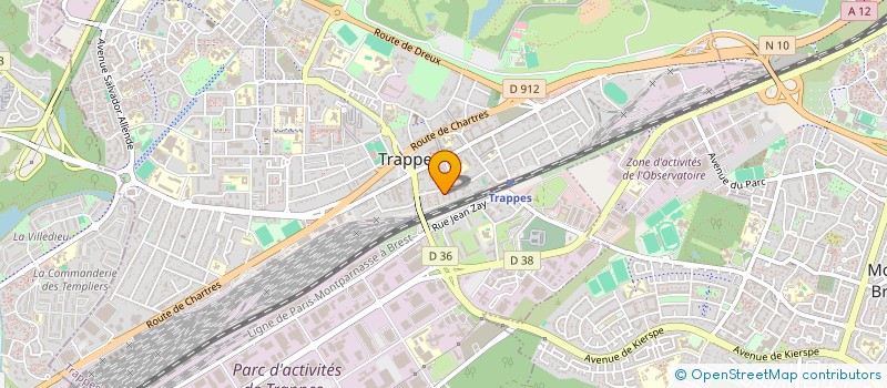 localisation de l'entreprise MRM à TRAPPES