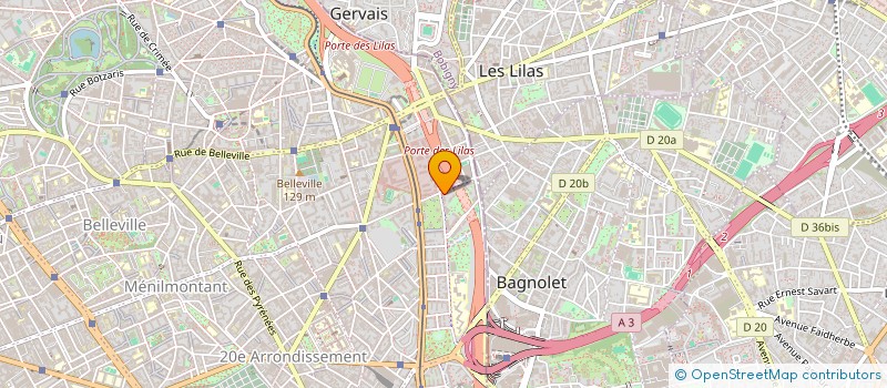 localisation de l'entreprise MRM  PARIS