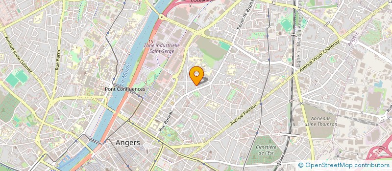 localisation de l'entreprise MRM  ANGERS