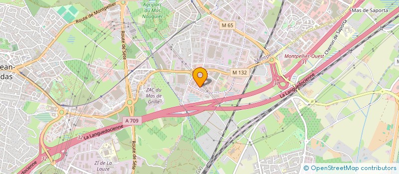 localisation de l'entreprise MRM  MONTPELLIER