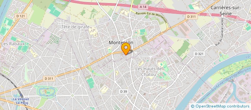 localisation de l'entreprise MRM AUTOS NEGOCE à MONTESSON