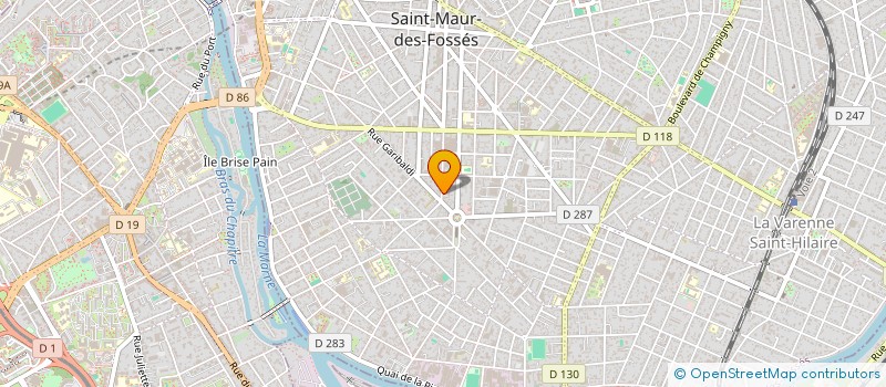 localisation de l'entreprise MRM BATIMENT TOUS CORPS D'ETAT à SAINT-MAUR-DES-FOSSES
