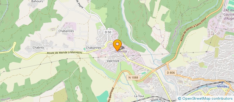 localisation de l'entreprise MRM DIFFUSION  MENDE