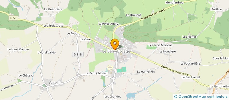 localisation de l'entreprise MRM INVEST  SOULEUVRE EN BOCAGE