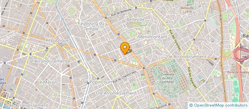 localisation de l'entreprise MRM PRET A PORTER  PARIS 11