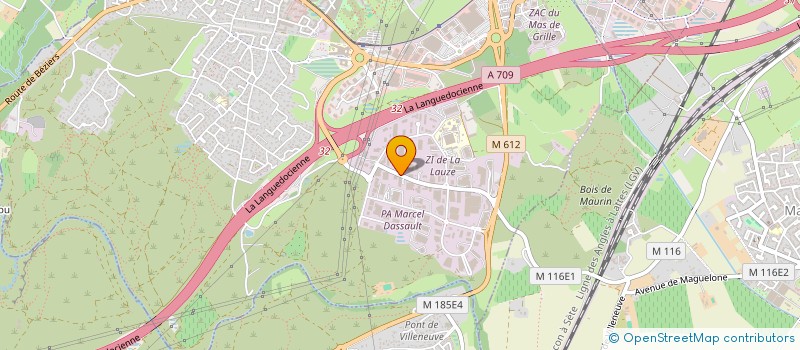 localisation de l'entreprise MRM SUD ASCENSEURS - MRM SUD CONTROLES  VIC-LA-GARDIOLE