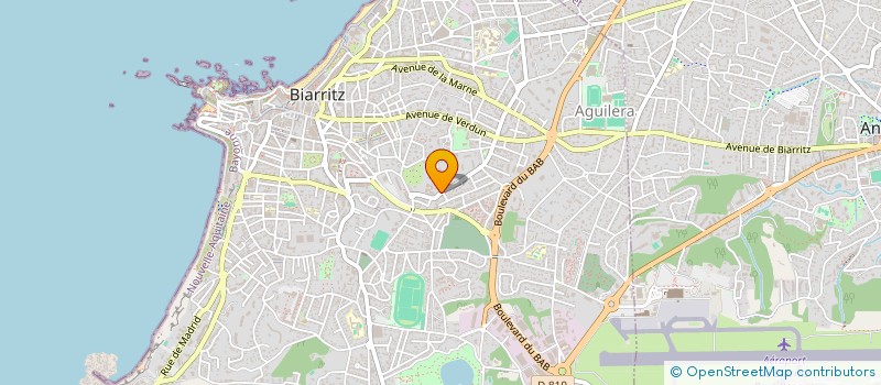 localisation de l'entreprise MRMD. STUDIO à BIARRITZ