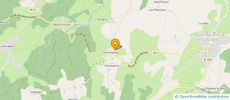 localisation de l'entreprise MRMJ  SAINT-MAURICE-EN-GOURGOIS