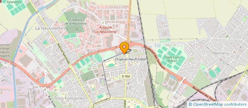 localisation de l'entreprise MRN  REIMS