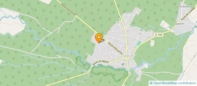 localisation de l'entreprise MRN LE BRANET  SAUCATS