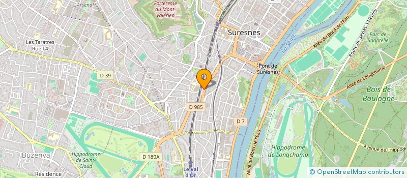 localisation de l'entreprise MRO AUTO  SURESNES