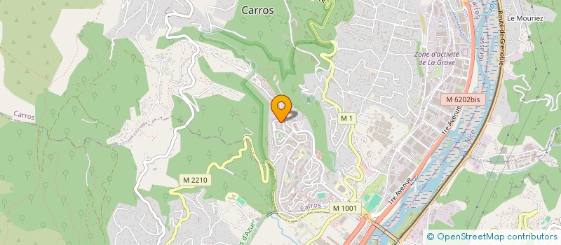 localisation de l'entreprise MRO CONSTRUCTION  CARROS