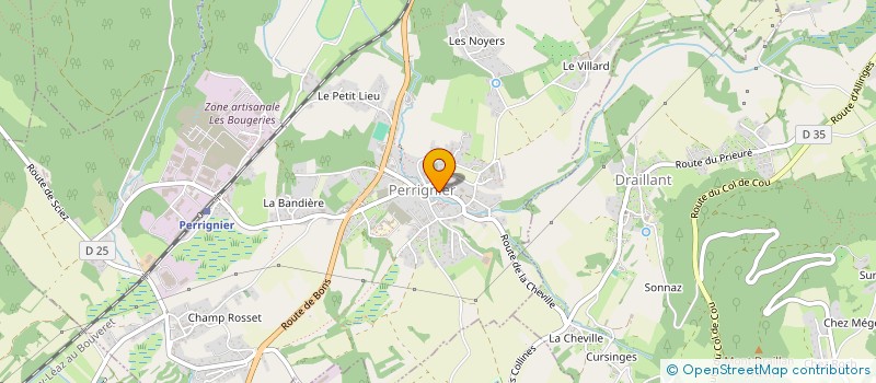 localisation de l'entreprise MRO CONSULTING 33 à PERRIGNIER