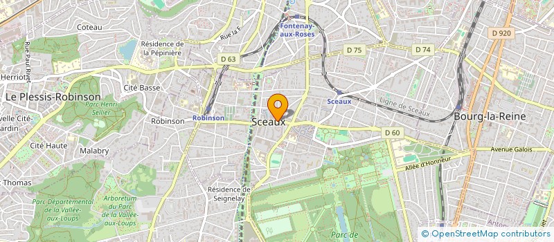 localisation de l'entreprise MRO SCEAUX à SCEAUX