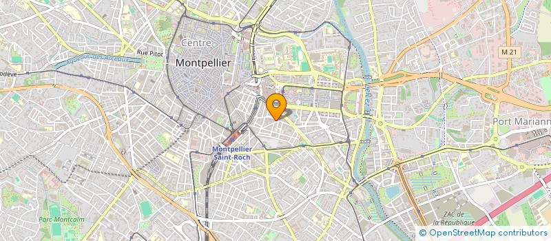 localisation de l'entreprise MROD  MONTPELLIER