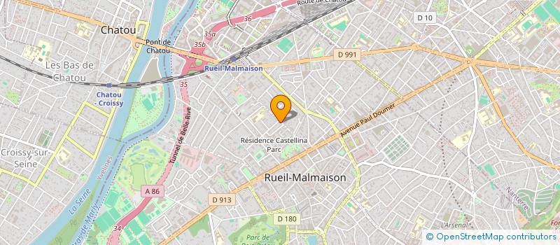 localisation de l'entreprise MROD CONSEILS à RUEIL-MALMAISON