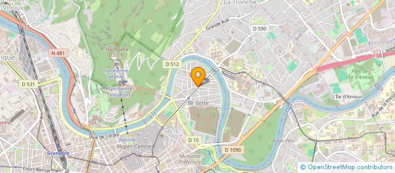 localisation de l'entreprise MROIMANA à GRENOBLE
