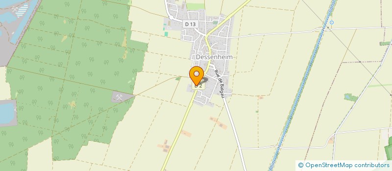 localisation de l'entreprise MRP 68  DESSENHEIM