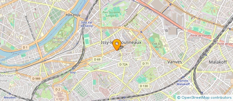 localisation de l'entreprise MRP à ISSY-LES-MOULINEAUX