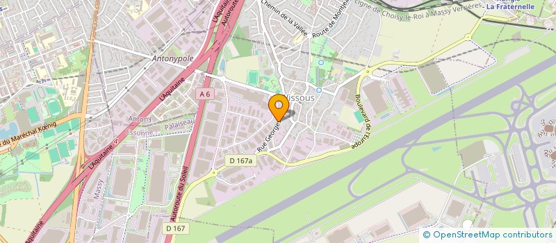 localisation de l'entreprise MRP ( MACONNERIE RAVALEMENT PROJETE )  WISSOUS