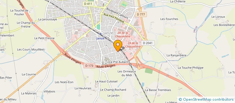 localisation de l'entreprise MRPG SOCIETE  JANZE