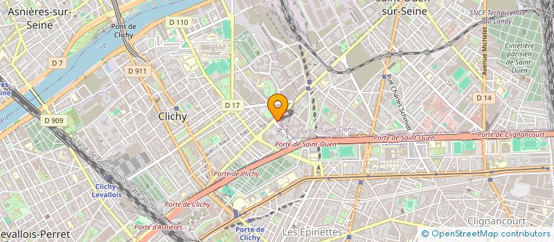 localisation de l'entreprise MRPI à CLICHY