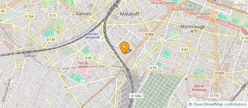 localisation de l'entreprise MRPI GESTION  MALAKOFF