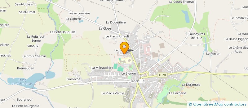 localisation de l'entreprise MRR  ROMILLE