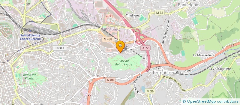 localisation de l'entreprise MRR FINANCES  SAINT-ETIENNE