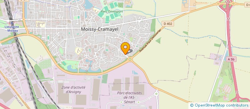 localisation de l'entreprise MRS à MOISSY-CRAMAYEL