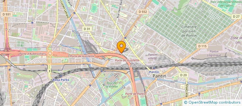 localisation de l'entreprise MRS  PANTIN