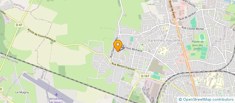 localisation de l'entreprise MRS  VARENNES-VAUZELLES