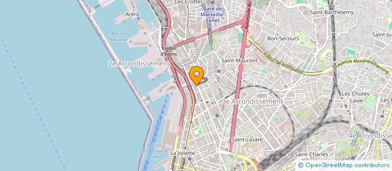 localisation de l'entreprise MRS à MARSEILLE