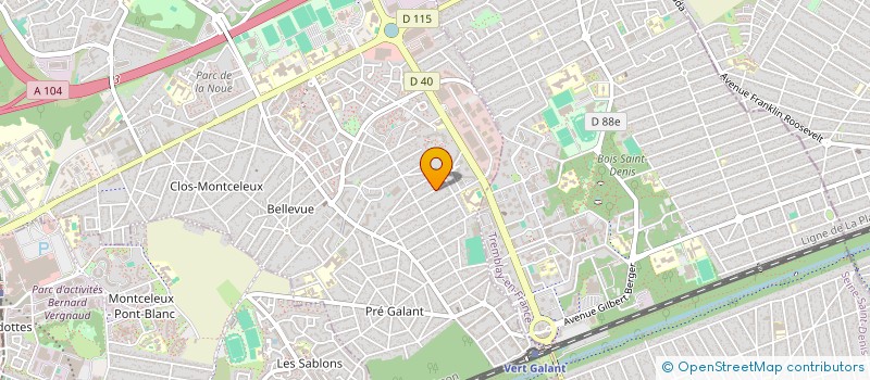 localisation de l'entreprise MRS à VILLEPINTE
