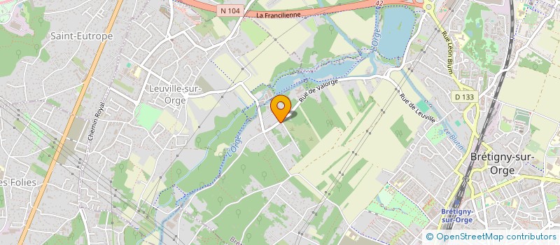 localisation de l'entreprise MRS à BRETIGNY-SUR-ORGE