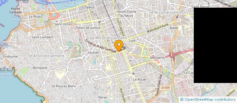 localisation de l'entreprise MRS ASCENSEUR à MARSEILLE