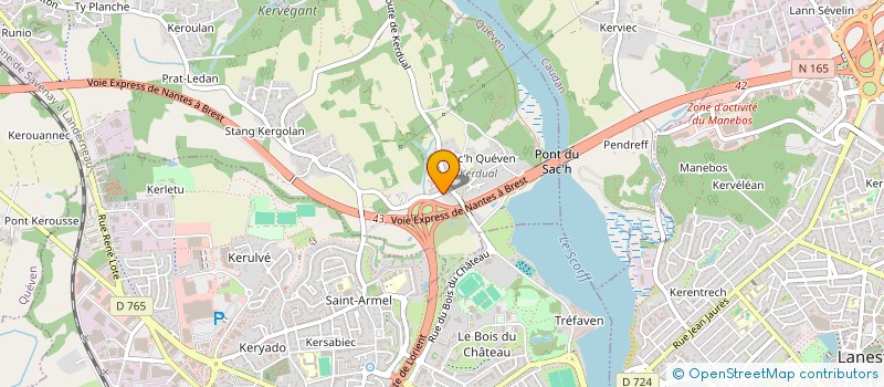 localisation de l'entreprise MRS BATIMENT  QUEVEN