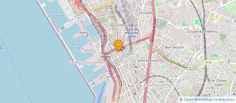 localisation de l'entreprise MRS CONSTRUCTION à MARSEILLE