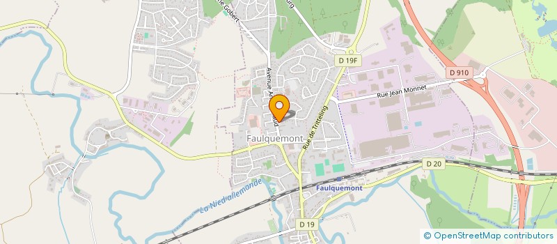 localisation de l'entreprise MRS CUT  FAULQUEMONT